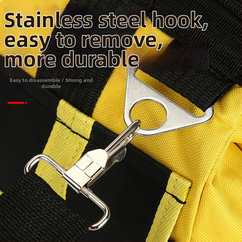 Τσάντα εργαλείων για ηλεκτρολόγους - ανθεκτική στη φθορά, υπερπαχιά, φορητή αποθήκευση για ξυλουργικές εργασίες