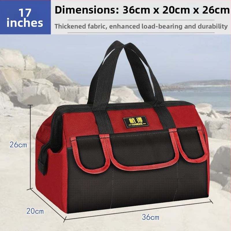 Τσάντα εργαλείων για ηλεκτρολόγους - ανθεκτική στη φθορά, υπερπαχιά, φορητή αποθήκευση για ξυλουργικές εργασίες