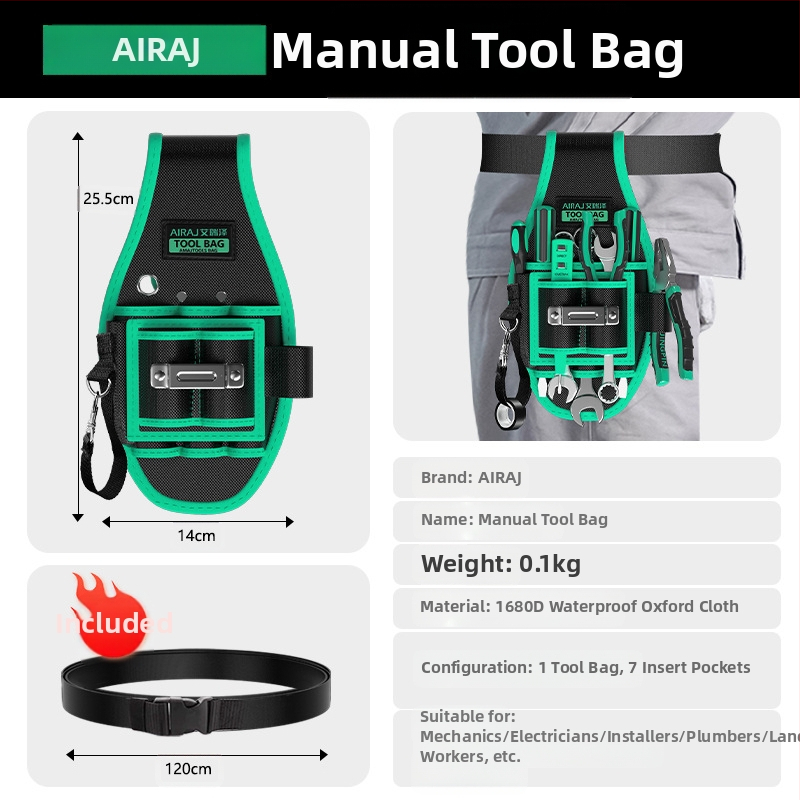 Arrizo колан за инструменти – многофункционална поясна чанта за електротехници