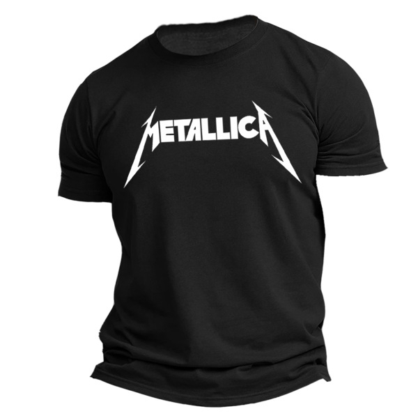 Tricou pentru bărbați cu imprimeu, guler rotund, mânecă scurtă, croială lejeră, vară