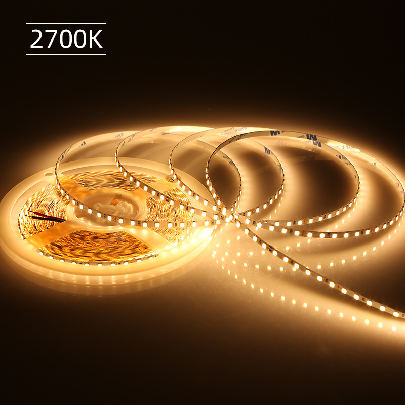 Αυτοκόλλητη λωρίδα LED, είσοδος 12V, 120 LED (2835), 12W, ρυθμιζόμενη φωτεινότητα