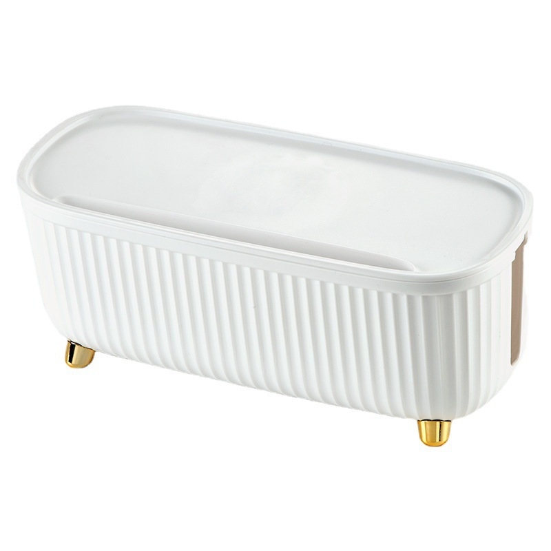 Cutie de depozitare pentru cabluri cu capac – ABS plastic, 5 L capacitate, organizare cabluri și încărcătoare