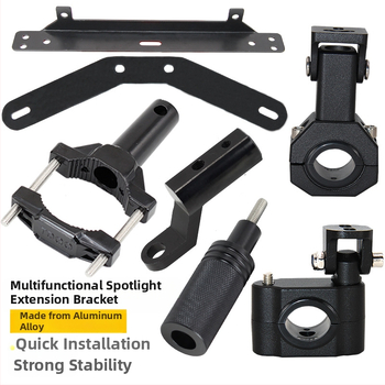 Πλαίσιο τοποθέτησης φανού μοτοσικλέτας με επεκτεινόμενη στήριξη, κλιπ σωλήνα και κραταστή φανού για τον μπροστινό φέρινγκ