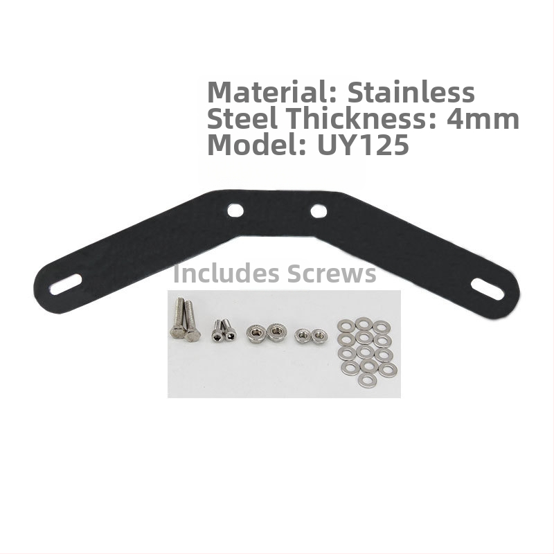 Πλαίσιο τοποθέτησης φανού μοτοσικλέτας με επεκτεινόμενη στήριξη, κλιπ σωλήνα και κραταστή φανού για τον μπροστινό φέρινγκ