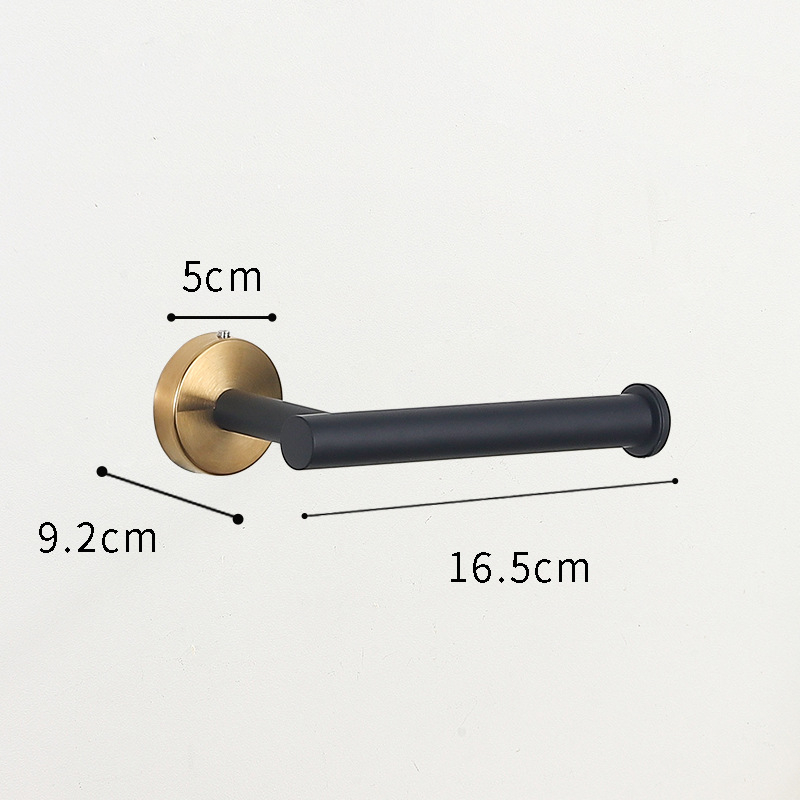 Whale Cheng метален седемчастен комплект за баня с държач за кърпи, лого отпечатано, персонализация по поръчка