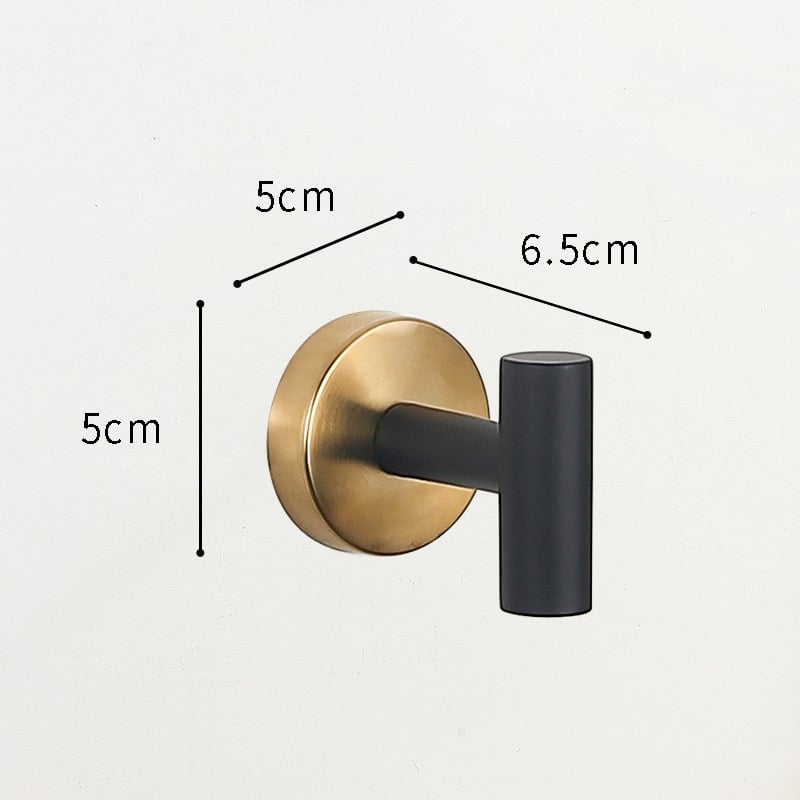 Whale Cheng метален седемчастен комплект за баня с държач за кърпи, лого отпечатано, персонализация по поръчка