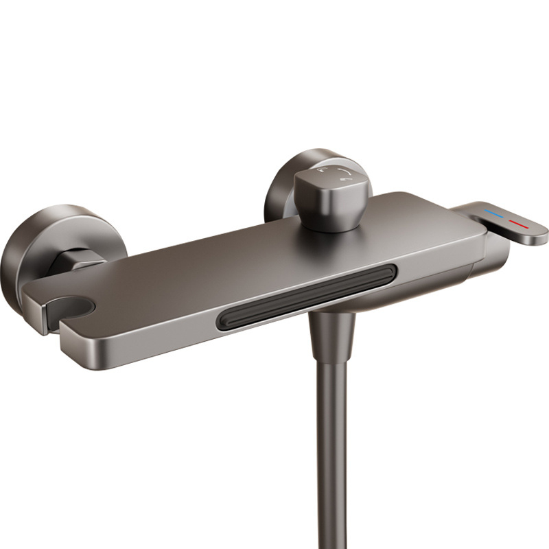 Βρύση μπανιέρας (Εγκατάσταση στον τοίχο; Μικτή βρύση; Κεραμικός πυρήνας βαλβίνας; Μέρος από χαλκό; Μοντέλο HSQ176)