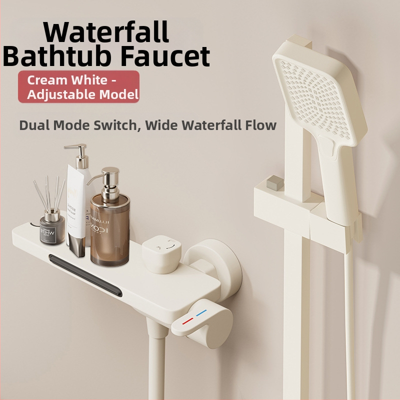 Βρύση μπανιέρας (Εγκατάσταση στον τοίχο; Μικτή βρύση; Κεραμικός πυρήνας βαλβίνας; Μέρος από χαλκό; Μοντέλο HSQ176)