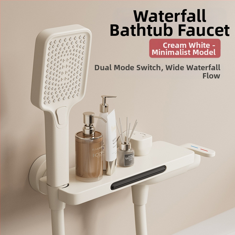 Βρύση μπανιέρας (Εγκατάσταση στον τοίχο; Μικτή βρύση; Κεραμικός πυρήνας βαλβίνας; Μέρος από χαλκό; Μοντέλο HSQ176)