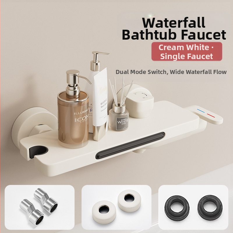 Βρύση μπανιέρας (Εγκατάσταση στον τοίχο; Μικτή βρύση; Κεραμικός πυρήνας βαλβίνας; Μέρος από χαλκό; Μοντέλο HSQ176)