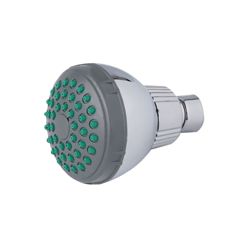 Ντουζ κεφαλή με εξοικονόμηση νερού, κορυφαίο ψεκασμό, ABS, στρογγυλό σχήμα, SW-3037, χρωμυωμένο
