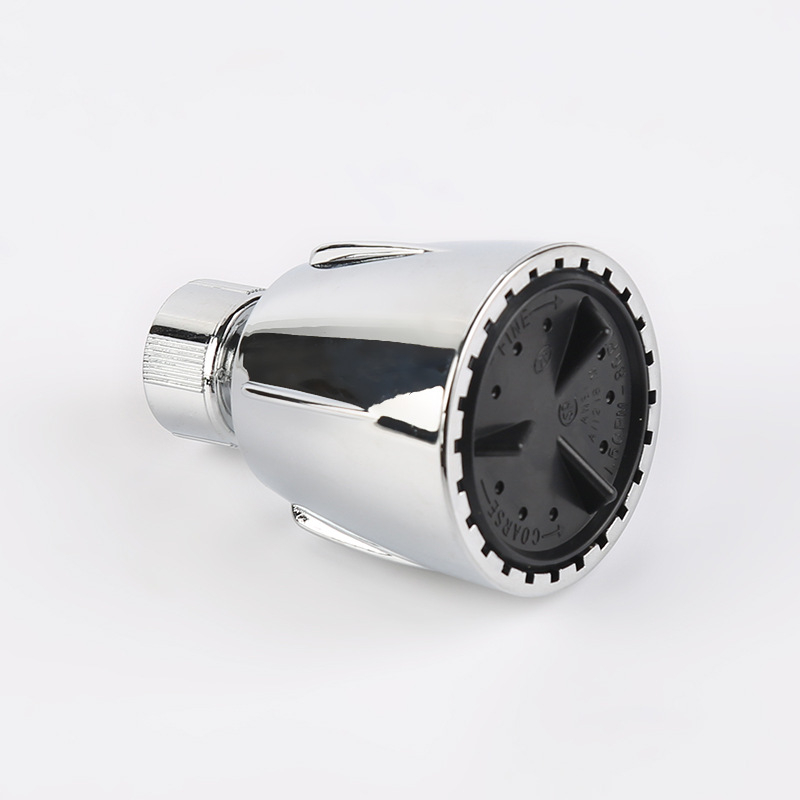 Ντουζ κεφαλή με εξοικονόμηση νερού, κορυφαίο ψεκασμό, ABS, στρογγυλό σχήμα, SW-3037, χρωμυωμένο