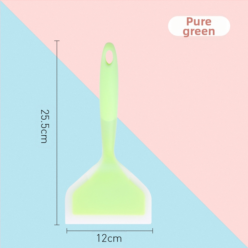 Leban spatulă de bucătărie din silicon — silicon alimentar, rezistent la temperaturi înalte, antiaderentă, anti-alunecare, protecție împotriva arsurilor