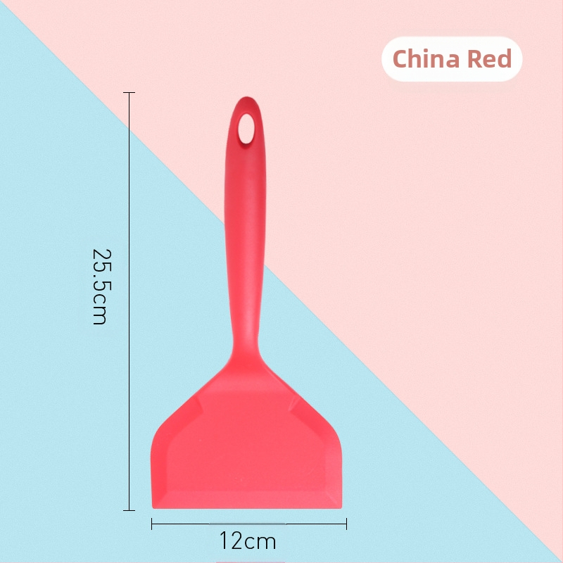 Leban spatulă de bucătărie din silicon — silicon alimentar, rezistent la temperaturi înalte, antiaderentă, anti-alunecare, protecție împotriva arsurilor