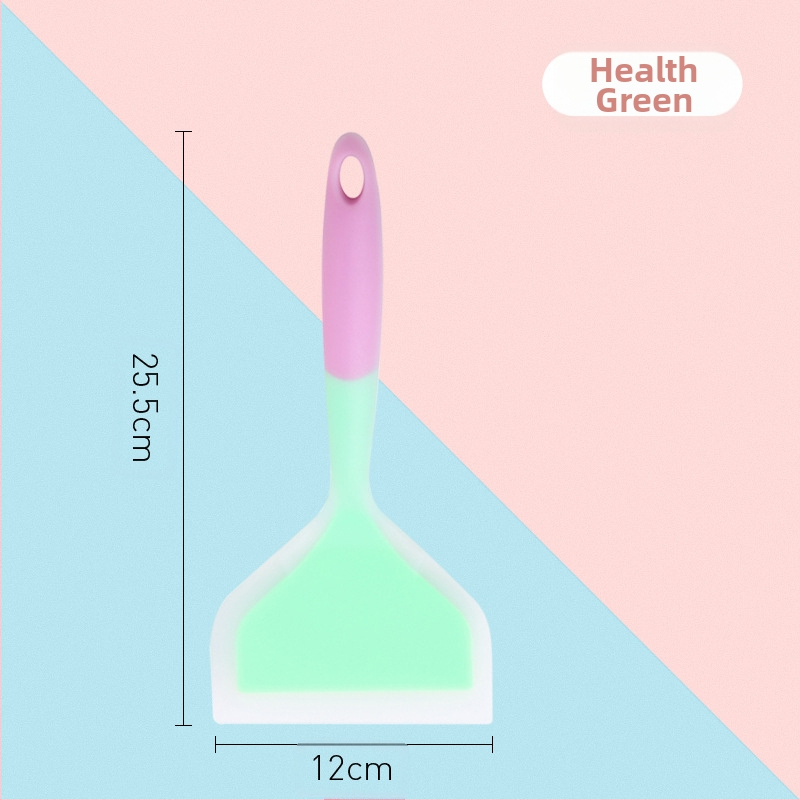 Leban spatulă de bucătărie din silicon — silicon alimentar, rezistent la temperaturi înalte, antiaderentă, anti-alunecare, protecție împotriva arsurilor