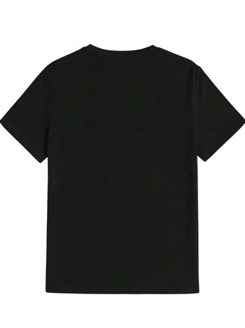 Vīriešu kokvilnas grafiska T-krekls ar brīvu piegriezumu, apaļš kakls, īsi piedurknes, 95% kokvilna, offset drukāšana