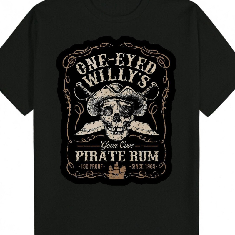 Vīriešu kokvilnas grafiska T-krekls ar brīvu piegriezumu, apaļš kakls, īsi piedurknes, 95% kokvilna, offset drukāšana