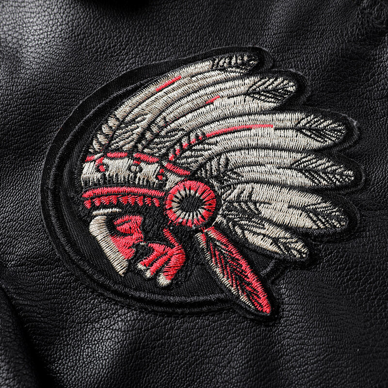 Ανδρικό PU δερμάτινο μπουφάν, με πέτο γιακά, φερμουάρ εμπρός, κοντή γραμμή, αθλητικό στυλ