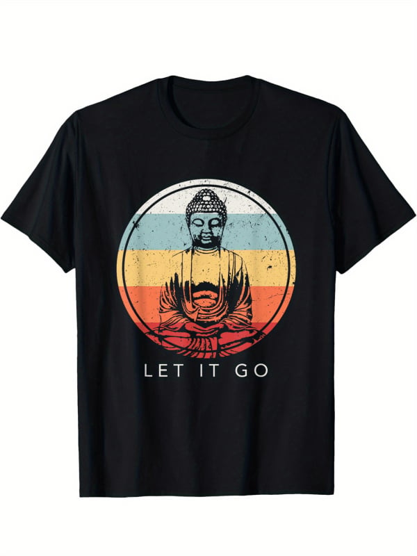 Tricou din bumbac, croială lejeră, mâneci scurte, guler rotund