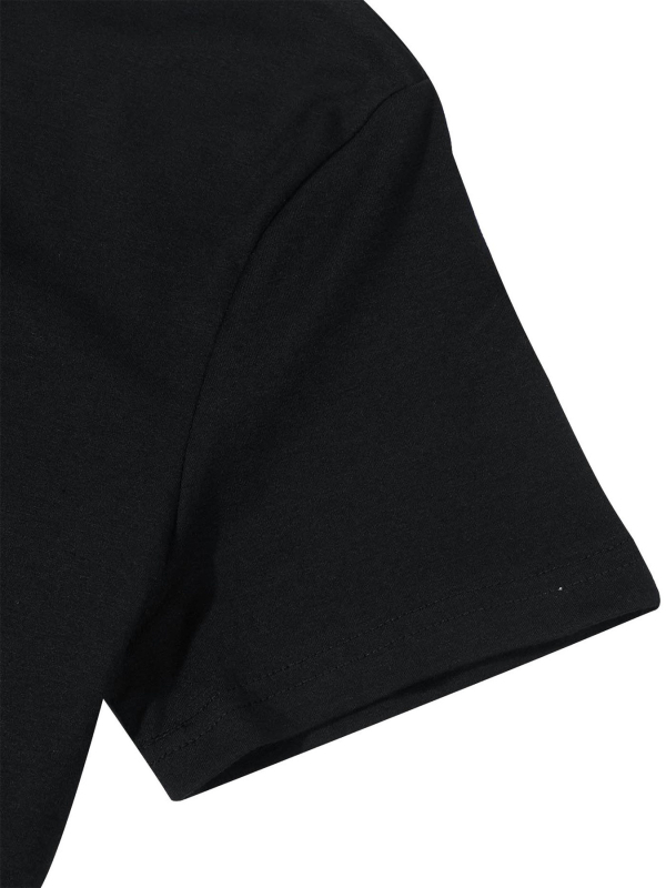 Tricou din bumbac, croială lejeră, mâneci scurte, guler rotund