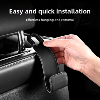Αξεσουάρ αυτοκινήτου: Πτυσσόμενο μαξιλάρι πίσω καθίσματος με κρυφό γάντζο – Δέρμα + Μέταλλο (Μάρκα: The further in, the better; Υλικό: Δέρμα + Μέταλλο; Προέλευση: Guangzhou; Μοντέλο: 576 γάντζοι)
