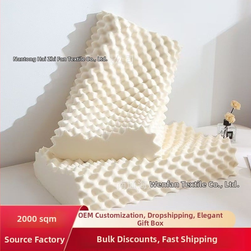 Sail of the sea lateksa spilvens ar vilka zobu formu, adītais audums, sintētiskais lateks, lateksa saturs līdz 70%, svars 1,0–1,5 kg