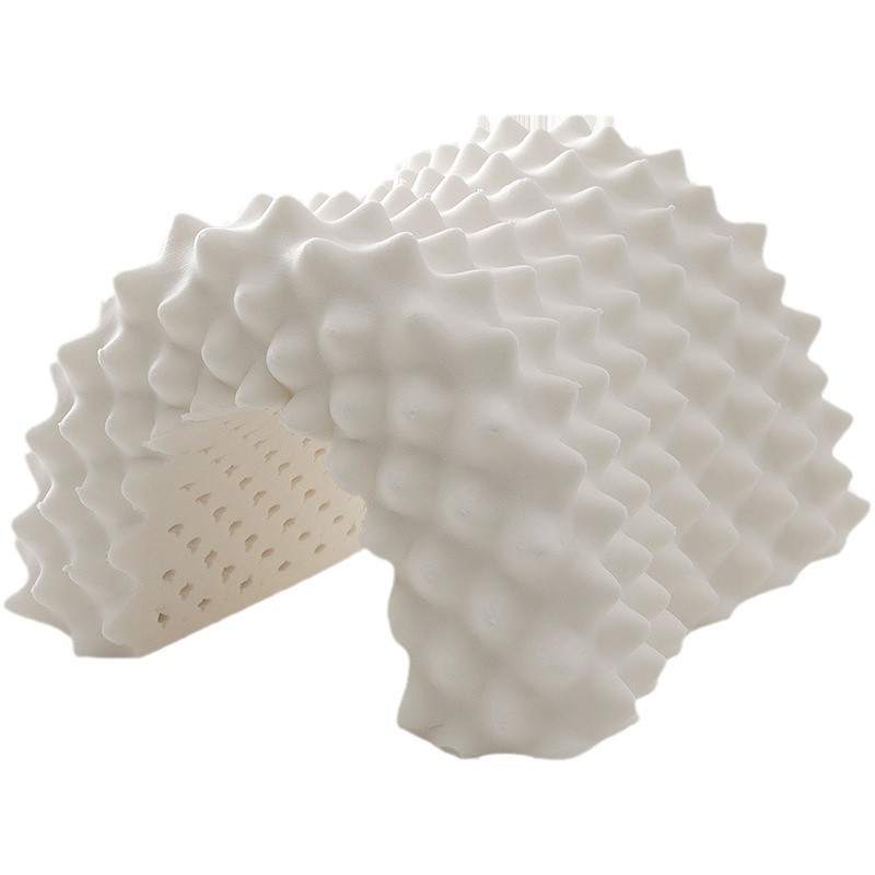 Sail of the sea lateksa spilvens ar vilka zobu formu, adītais audums, sintētiskais lateks, lateksa saturs līdz 70%, svars 1,0–1,5 kg