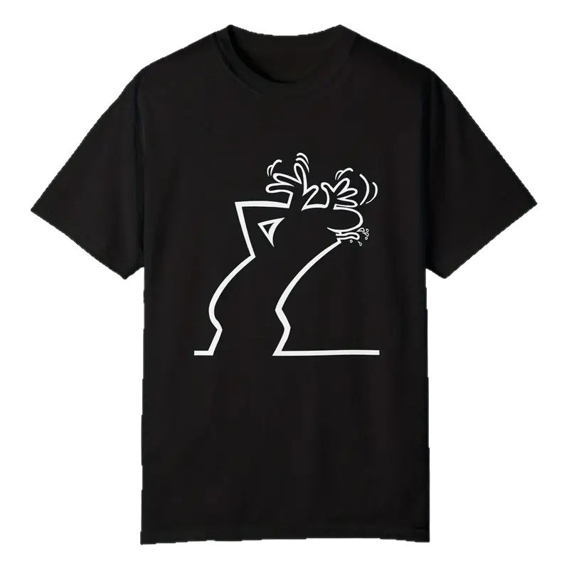 Ανδρική βαμβακερή κοντομάνικη μπλούζα με στρογγυλό λαιμό, ίσιο κόψιμο, 96% βαμβάκι, διαπνέουσα και ανθεκτική ύφανση, καλοκαίρι 2024