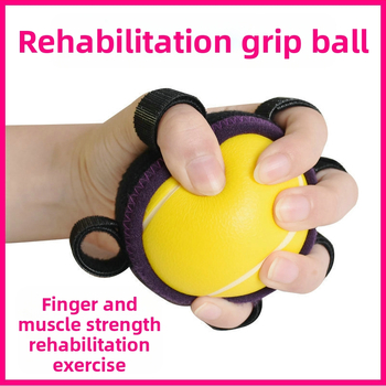 Μπαλάκι λαβής δακτύλων για ευλυγισία και αποκατάσταση, εξάρτημα εκγύμνασης χεριών με ελαστικό PU, αντίσταση 20 lb, κατάλληλο για ηλικιωμένους και παιδιά
