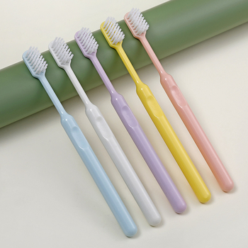 GOGOMGL Pieaugušo zobu birstu komplekts – Mīkstās šķiedras, 10 gab., Manuālā zobu birste