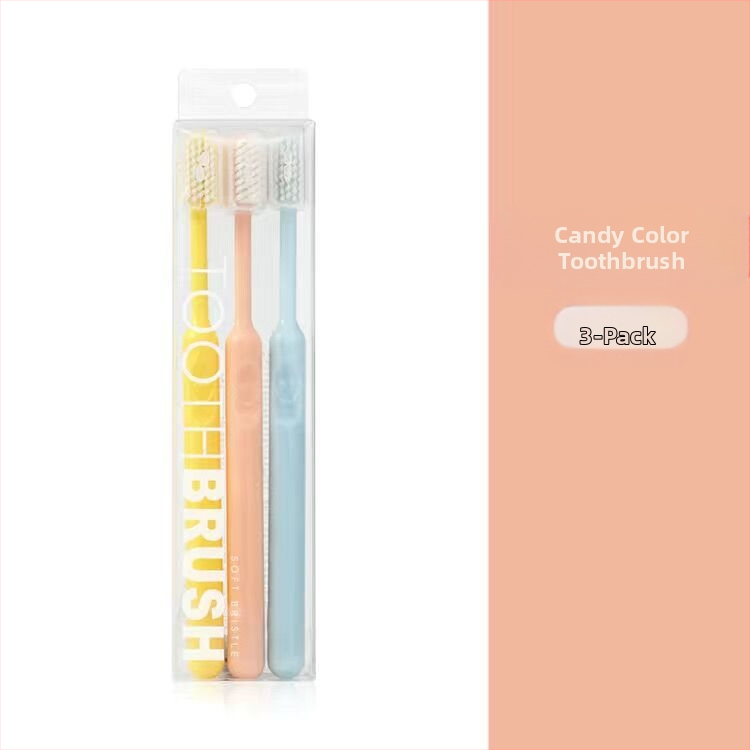 GOGOMGL Pieaugušo zobu birstu komplekts – Mīkstās šķiedras, 10 gab., Manuālā zobu birste