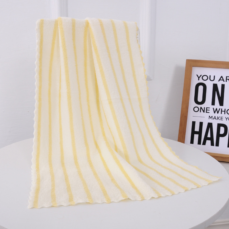 Korāla flīša sejas dvielis, 240 g, augsts-zems pūka raksts, drukāts logotips