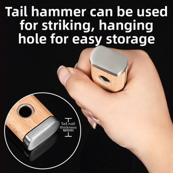 Шпакловъчен нож, японски стил, дебел лез от неръждаема стомана, дръжка от бук, тип плосък нож, за домашно декориране и почистване на пода