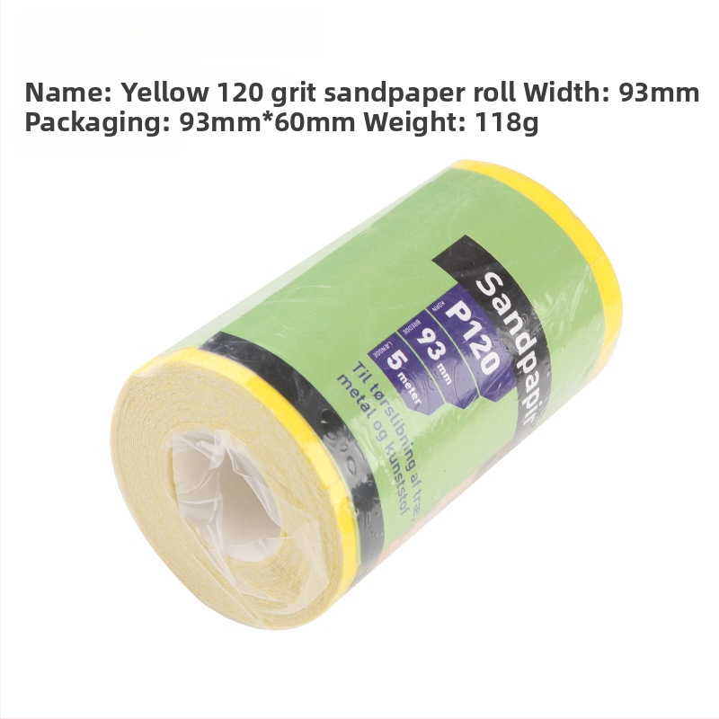 Pingrong flokēta smilšu papīra ruļļa ar samta aizmuguri — koksnei, plastmasai, elektronikai, aparatūrai, nerūsējošajam tēraudam un īpašiem metāliem; bez pielāgošanas