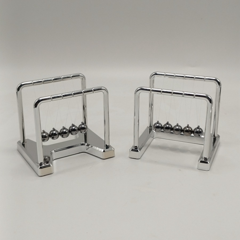 Διακοσμητικό Μπάλα Νεύτωνα, Πλαστικό, Ηλεκτροεπίχρυση Επιφάνεια, Σύγχρονος Μινιμαλιστικός Σχεδιασμός, Συσκευασία σε Χαρτόνι