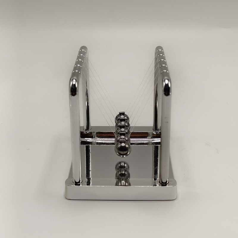 Διακοσμητικό Μπάλα Νεύτωνα, Πλαστικό, Ηλεκτροεπίχρυση Επιφάνεια, Σύγχρονος Μινιμαλιστικός Σχεδιασμός, Συσκευασία σε Χαρτόνι