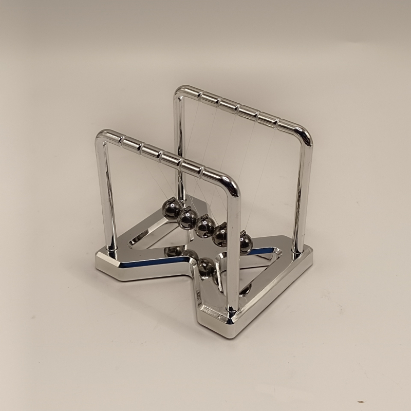 Διακοσμητικό Μπάλα Νεύτωνα, Πλαστικό, Ηλεκτροεπίχρυση Επιφάνεια, Σύγχρονος Μινιμαλιστικός Σχεδιασμός, Συσκευασία σε Χαρτόνι