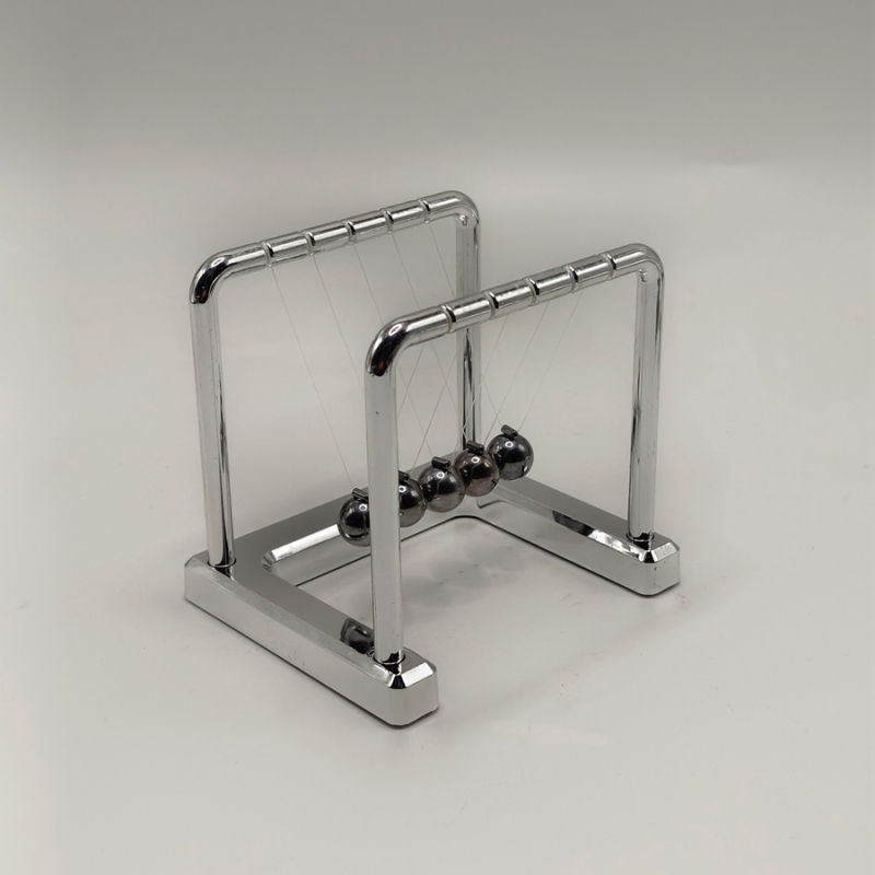 Διακοσμητικό Μπάλα Νεύτωνα, Πλαστικό, Ηλεκτροεπίχρυση Επιφάνεια, Σύγχρονος Μινιμαλιστικός Σχεδιασμός, Συσκευασία σε Χαρτόνι