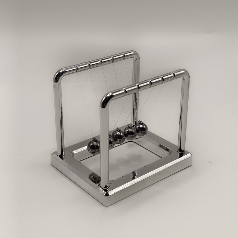 Διακοσμητικό Μπάλα Νεύτωνα, Πλαστικό, Ηλεκτροεπίχρυση Επιφάνεια, Σύγχρονος Μινιμαλιστικός Σχεδιασμός, Συσκευασία σε Χαρτόνι