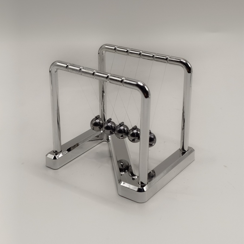 Διακοσμητικό Μπάλα Νεύτωνα, Πλαστικό, Ηλεκτροεπίχρυση Επιφάνεια, Σύγχρονος Μινιμαλιστικός Σχεδιασμός, Συσκευασία σε Χαρτόνι