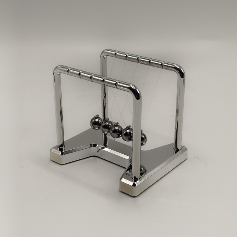 Διακοσμητικό Μπάλα Νεύτωνα, Πλαστικό, Ηλεκτροεπίχρυση Επιφάνεια, Σύγχρονος Μινιμαλιστικός Σχεδιασμός, Συσκευασία σε Χαρτόνι