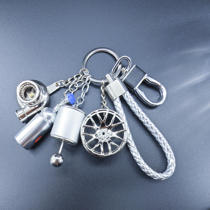 ML ключодържател от неръждаема стомана с анкерен мотив, електроплакиран финиш, ежедневен стил