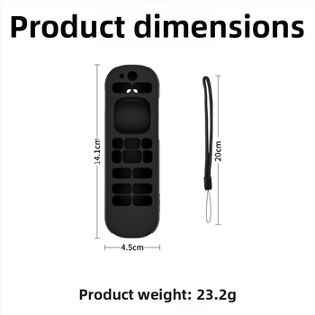 Κάλυμμα σιλικόνης για TCL Roku Voice Remote Pro 2η Έκδοση (RCB1R) – πλήρης προστασία, ανθεκτικό σε πτώσεις