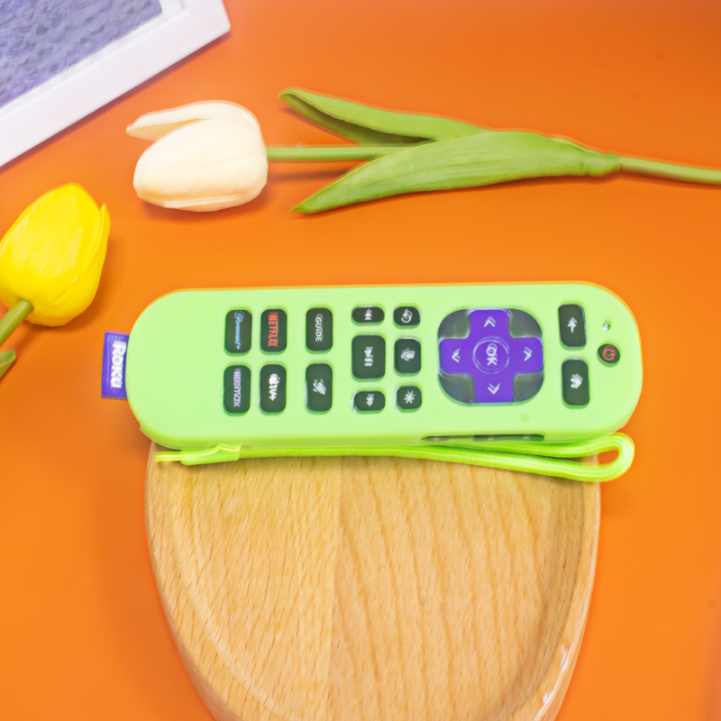 Silikonska maska za daljinsko TCL Roku Voice Remote Pro 2. edicija (RCB1R) – sveobuhvatna zaštita, otporna na padove