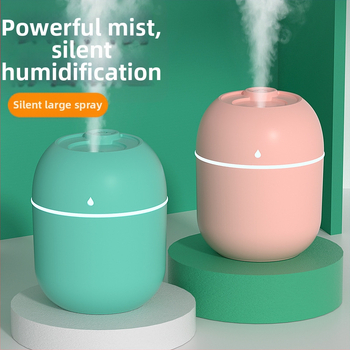 Υγραντήρας USB για γραφείο ή οικία, ήσυχος και φορητός, κολονοειδής σχεδιασμός; 1 έξοδος ομίχλης, χρονόμετρο 2–8 ωρών, κατάλληλος για χώρους έως 10 m²