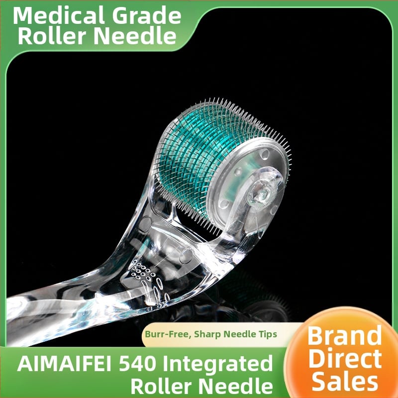 Emmawife μικροβελόνες ρολλέρ προσώπου – μη αποστειρωμένη συσκευή για ανάπλαση προσώπου και ανάπτυξη μαλλιών, αναβαθμισμένος υλικό χαμηλής διαπερατότητας, σκληρότητα μέτρια-σκληρή, έγκριση Susu equipment № 20200094.