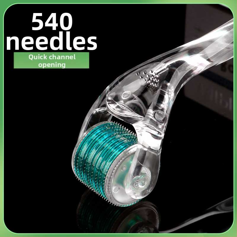 Emmawife микроиглен лицев ролер – нестерилно устройство за подмладяване на лицето и растеж на косата, обновен модел с нисък пропуск, твърдост средно-твърда, одобрение: Susu equipment № 20200094.