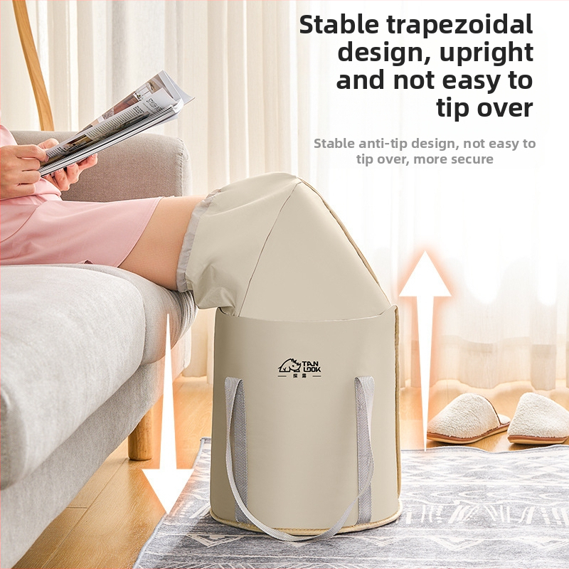 Πτυσσόμενος κάδος μπάνιου ποδιών, από νάιλον ύφασμα, πτυσσόμενος σχεδιασμός, μάρκα Discovery, για ενήλικες