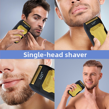 Електрическа самобръсначка с 1 режеща глава, подвижна измиваща се глава, време на работа над 60 мин, зареждане, вградена батерия 500–800 mAh