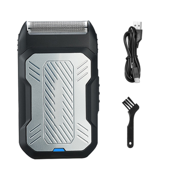 Електрическа самобръсначка с 1 режеща глава, подвижна измиваща се глава, време на работа над 60 мин, зареждане, вградена батерия 500–800 mAh